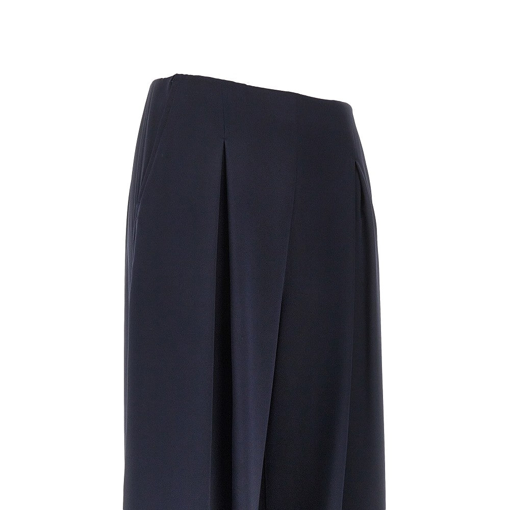 Pantalone ampio in seta stretch