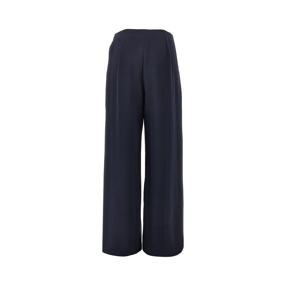 Pantalone ampio in seta stretch