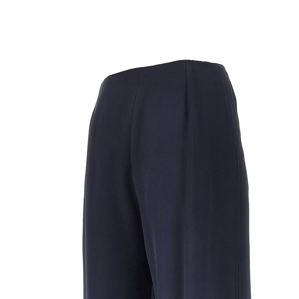 Pantalone ampio in seta stretch