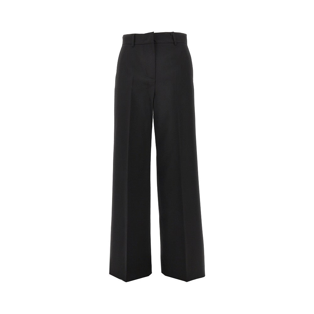 Pantalone palazzo in lana