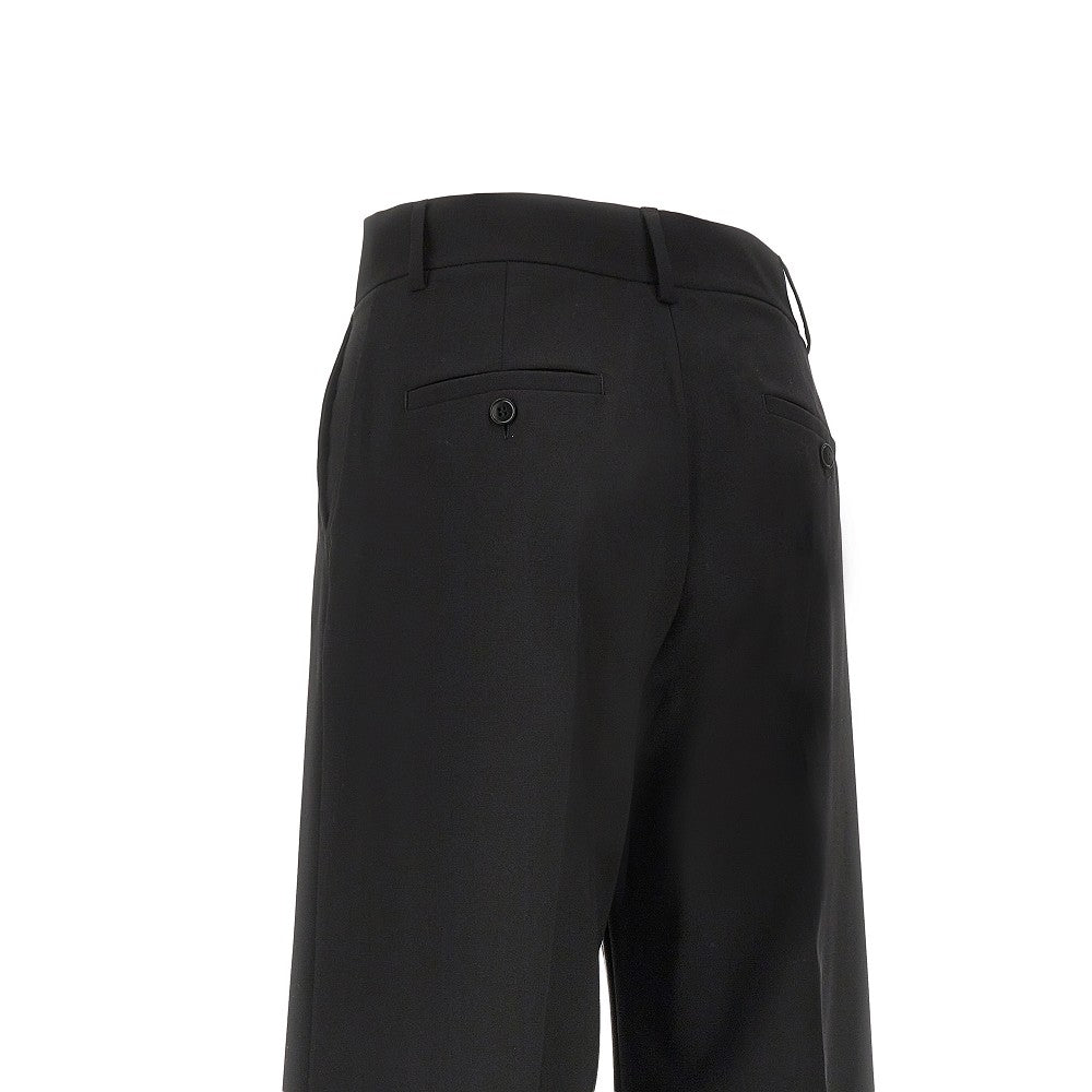 Pantalone palazzo in lana
