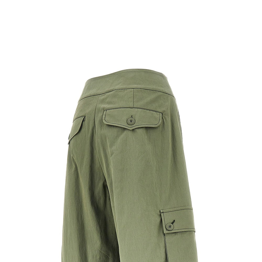 Gabardine cargo pants