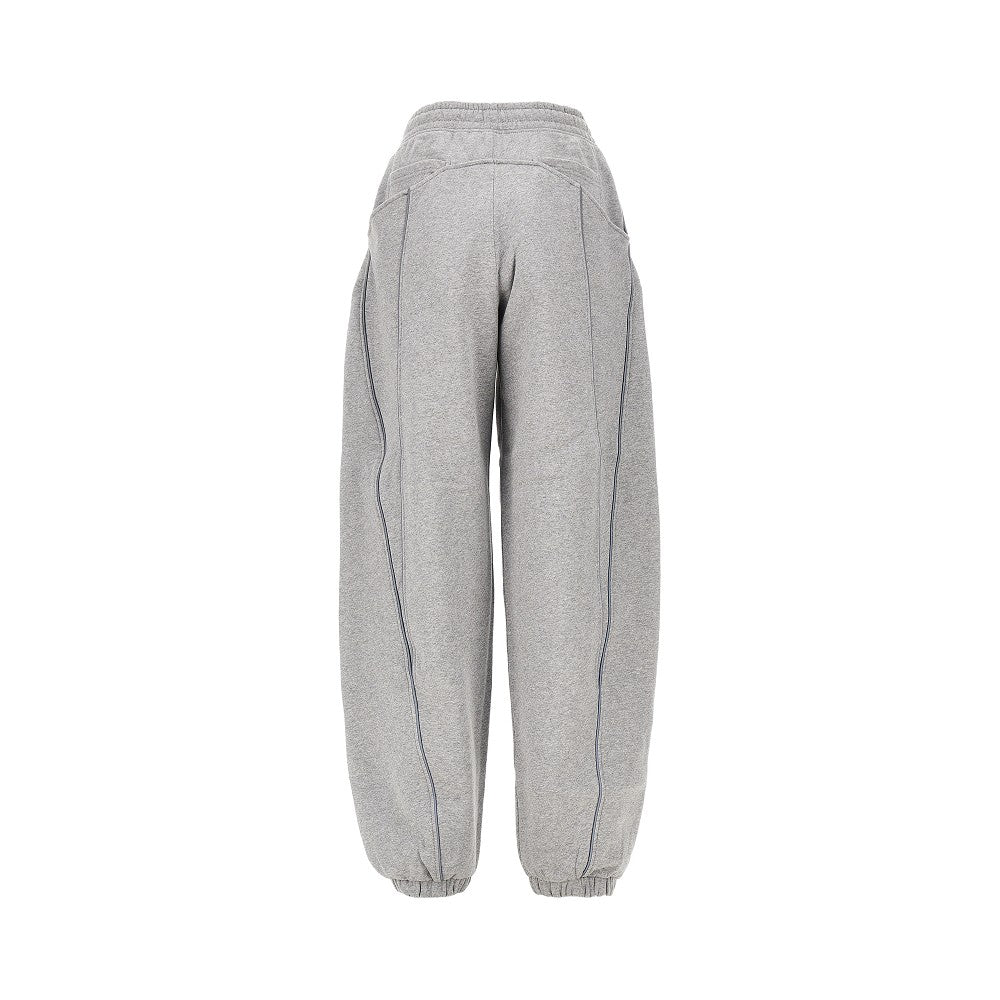 Pantalone jogger in cotone mélange