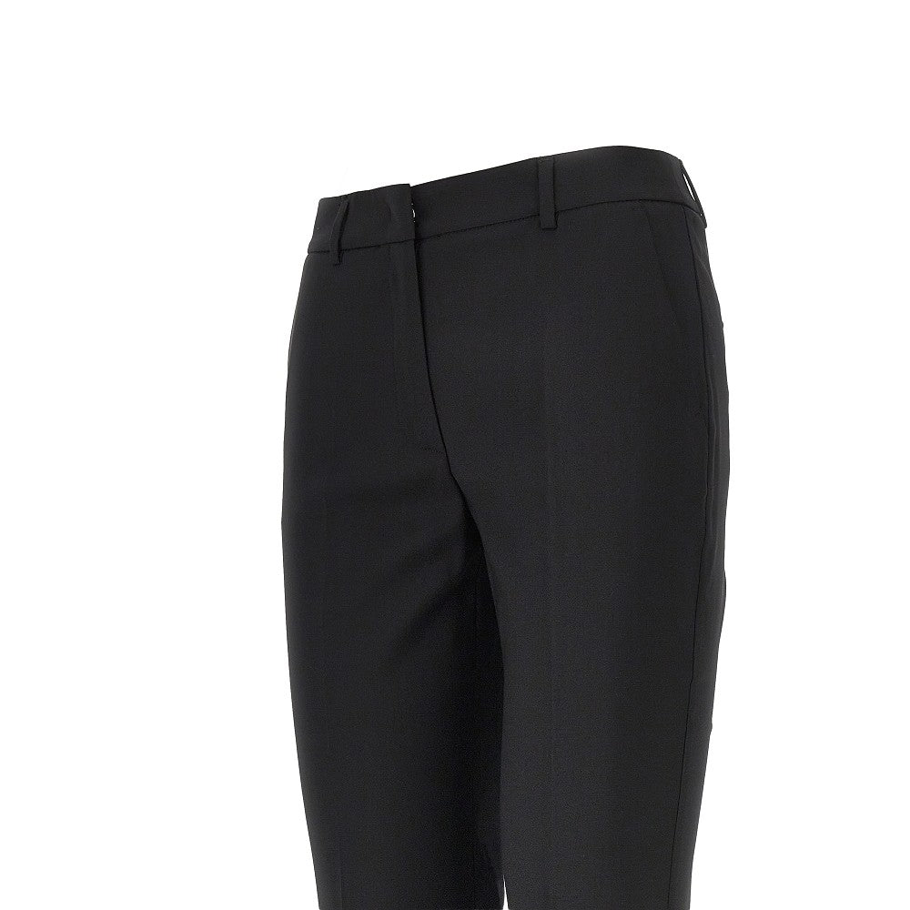 Wool cigarette pants