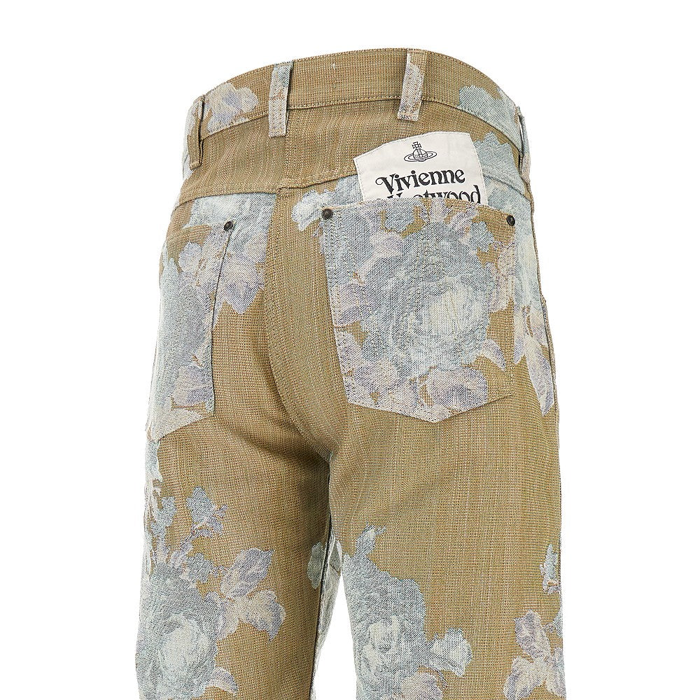 Jacquard cotton &#39;Ranch&#39; pants
