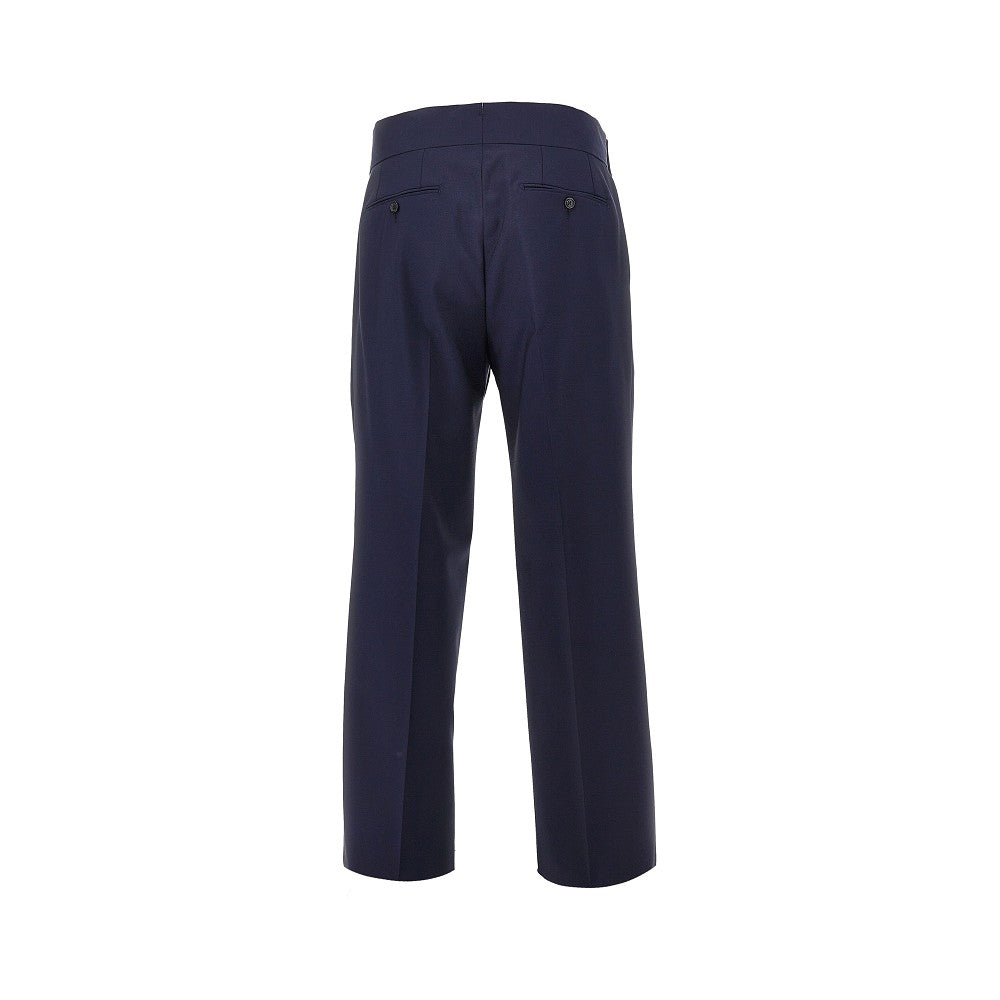 Pantalone in lana e mohair con doppia pince