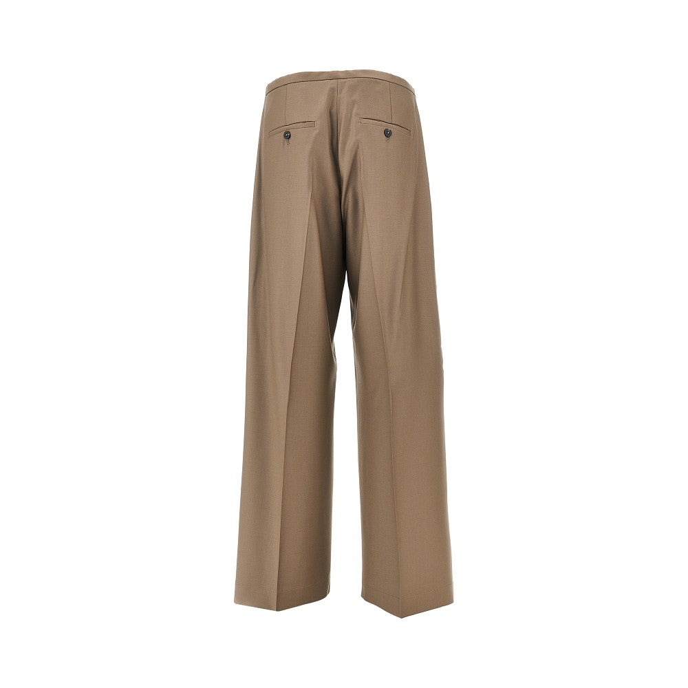 Pantalone in lana con pince