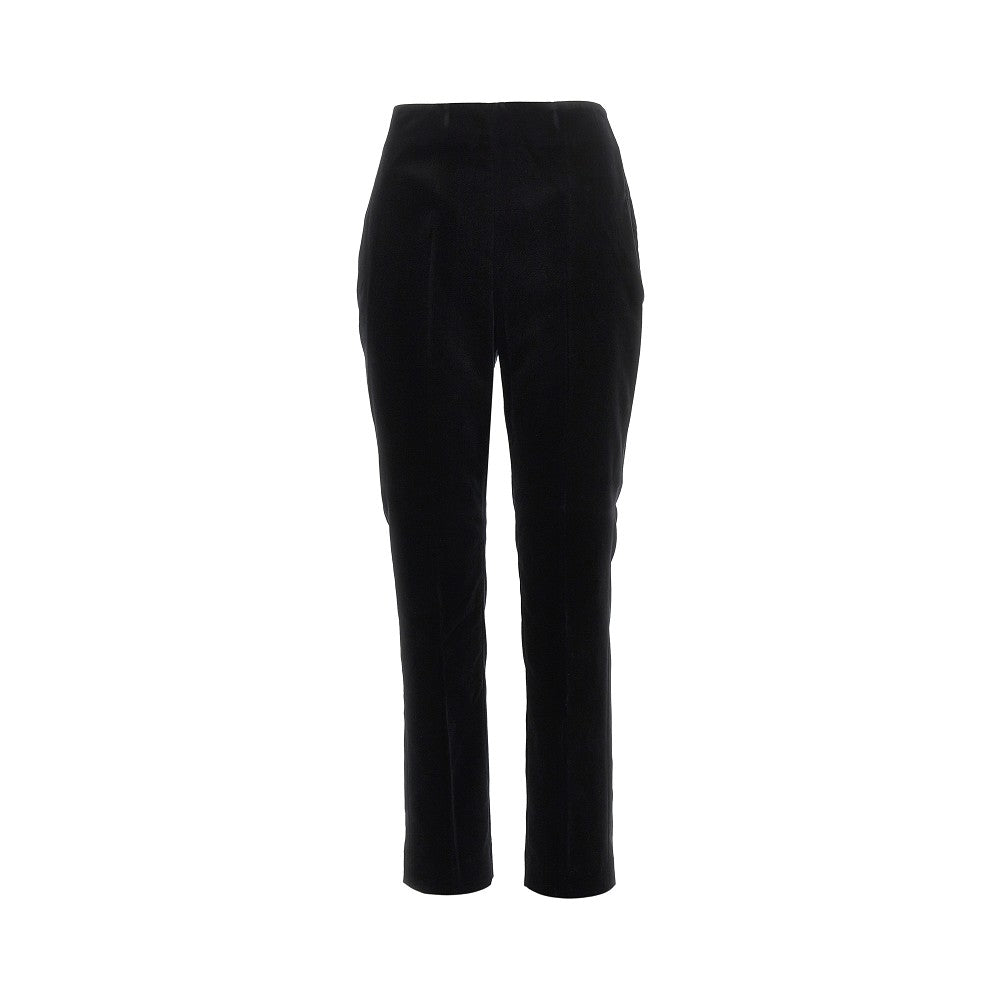 Pantalone a sigaretta in velluto