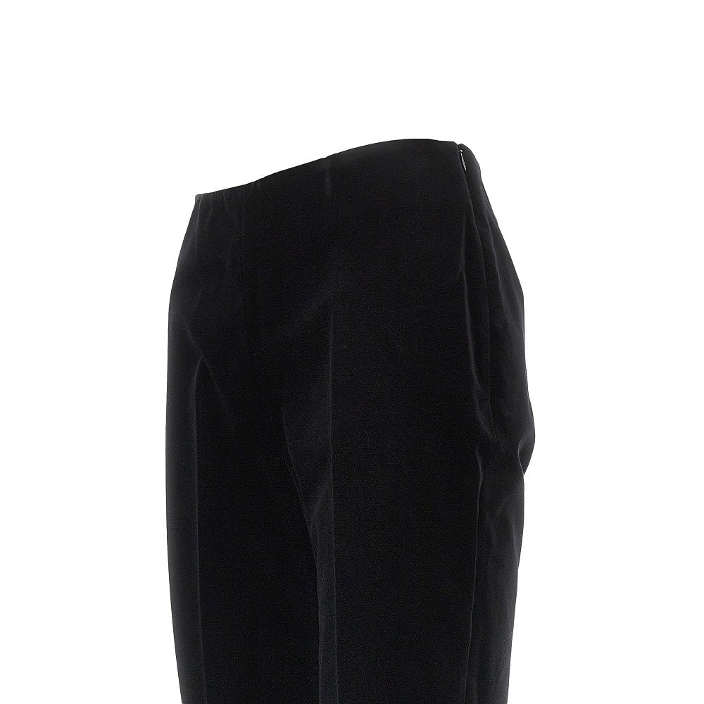 Pantalone a sigaretta in velluto
