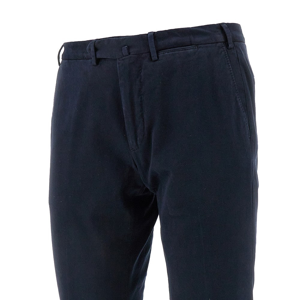 Stretch gabardine trousers