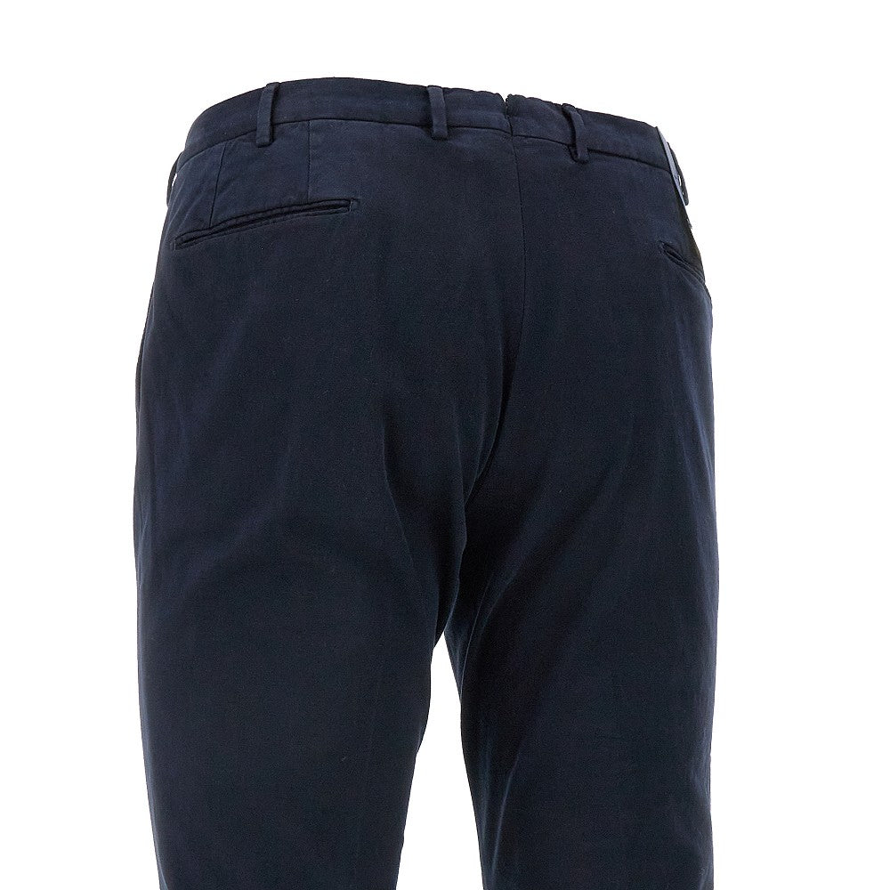 Stretch gabardine trousers