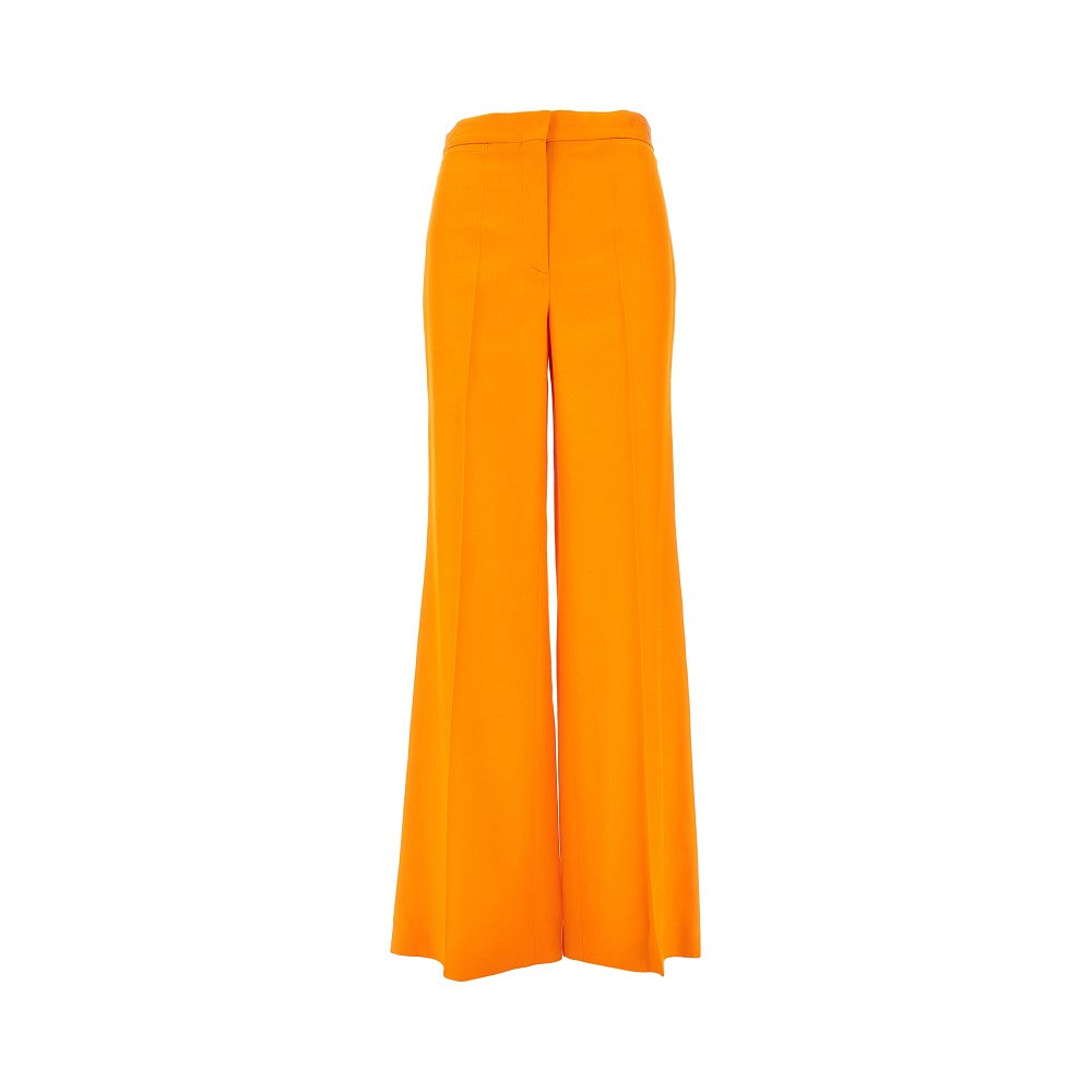 Sustainable viscose straight-leg pants