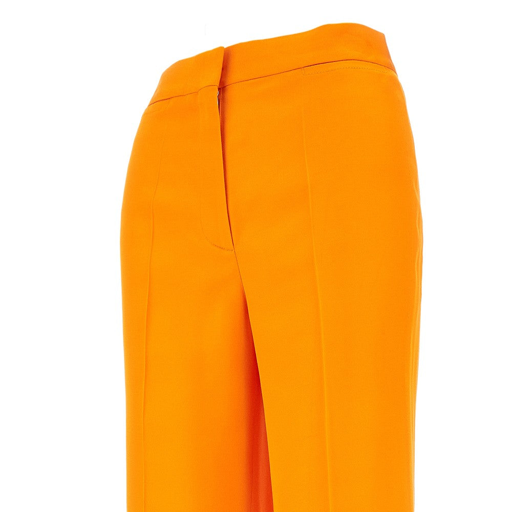 Sustainable viscose straight-leg pants