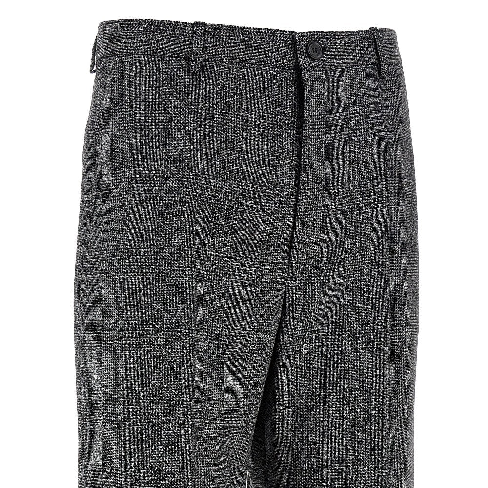 Prince of Wales wool trousers