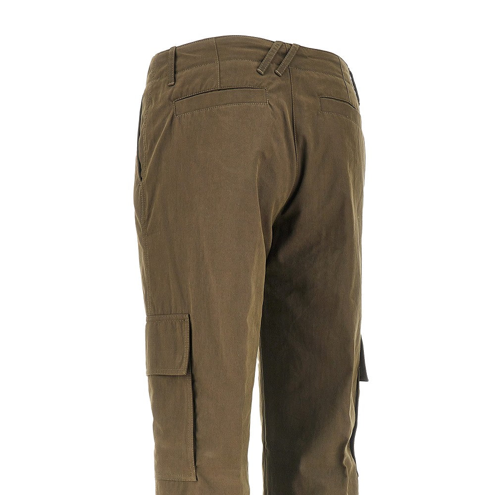 Gabardine cargo pants