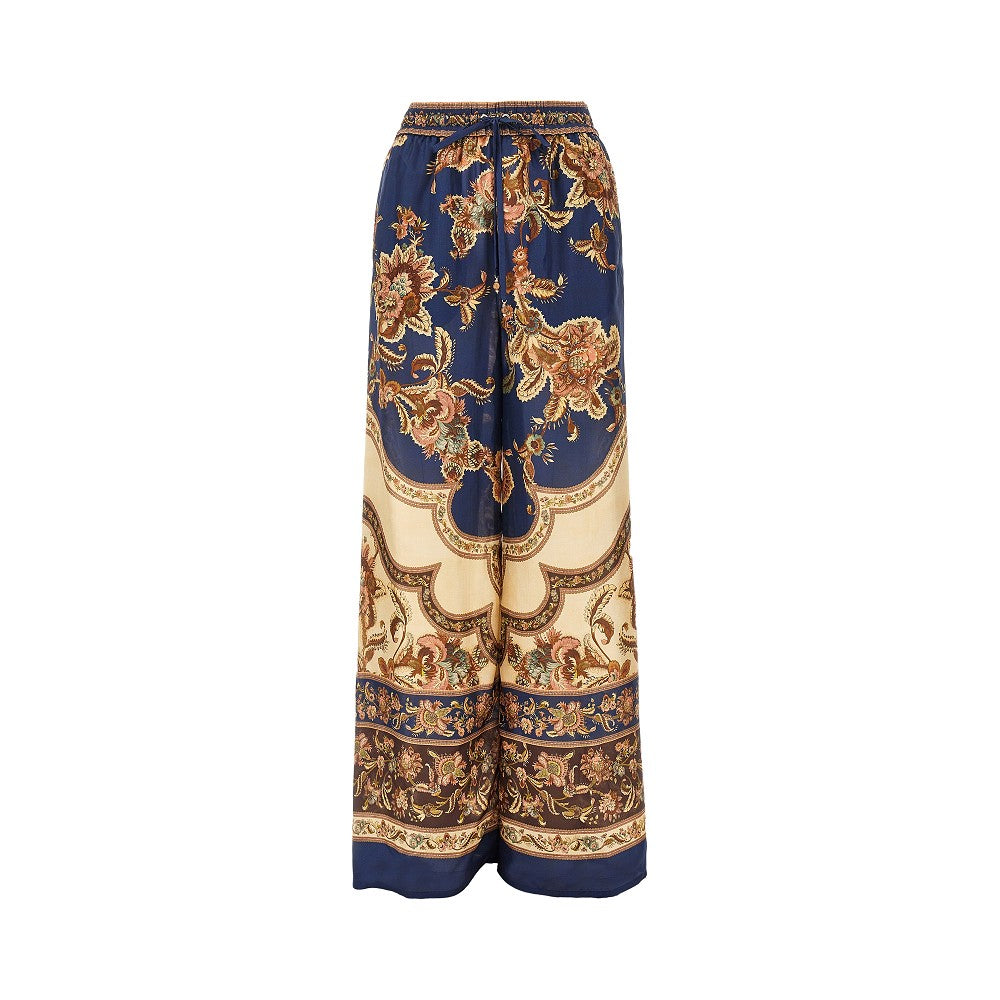 Pantalone in seta 'Aster'
