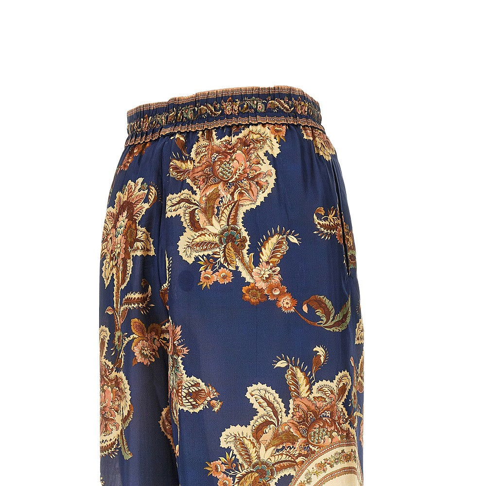 Pantalone in seta 'Aster'
