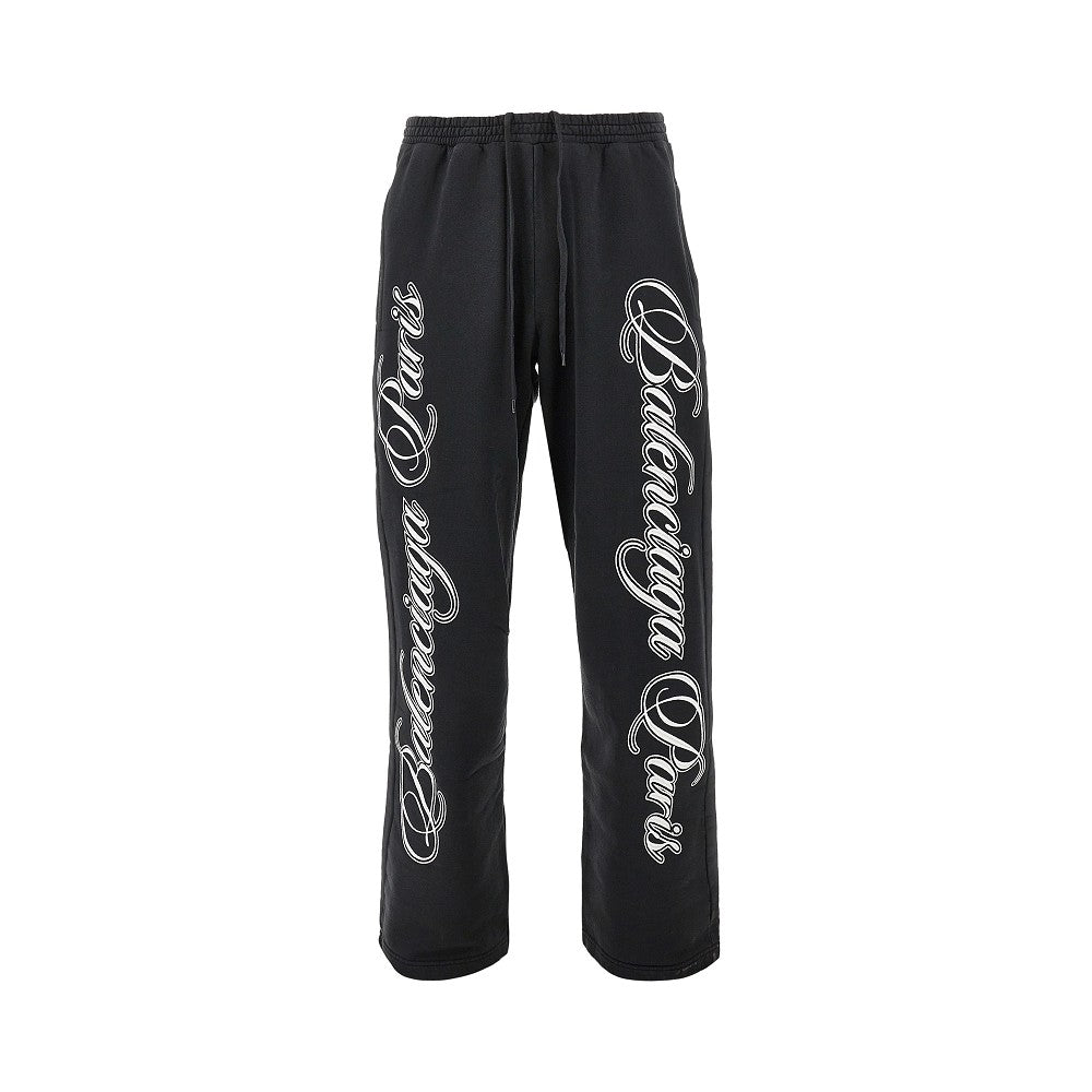 Joggers Baggy Fit con ricamo 'Cursive'