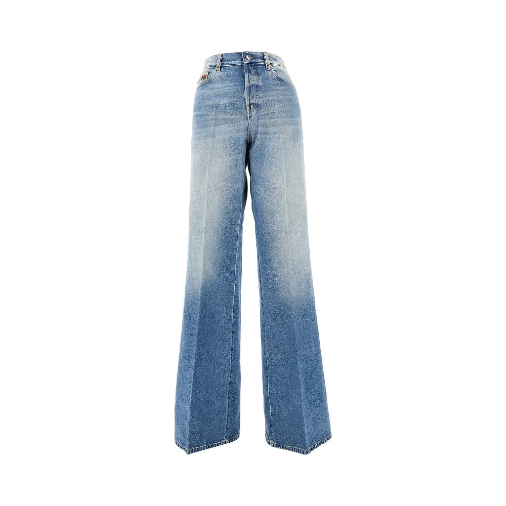 Jeans flared con dettaglio Morsetto