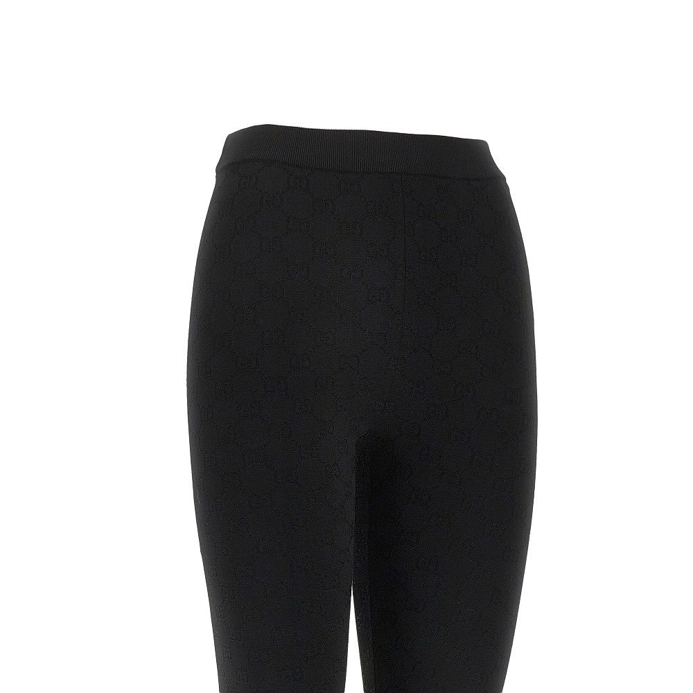 GG jacquard jersey leggings