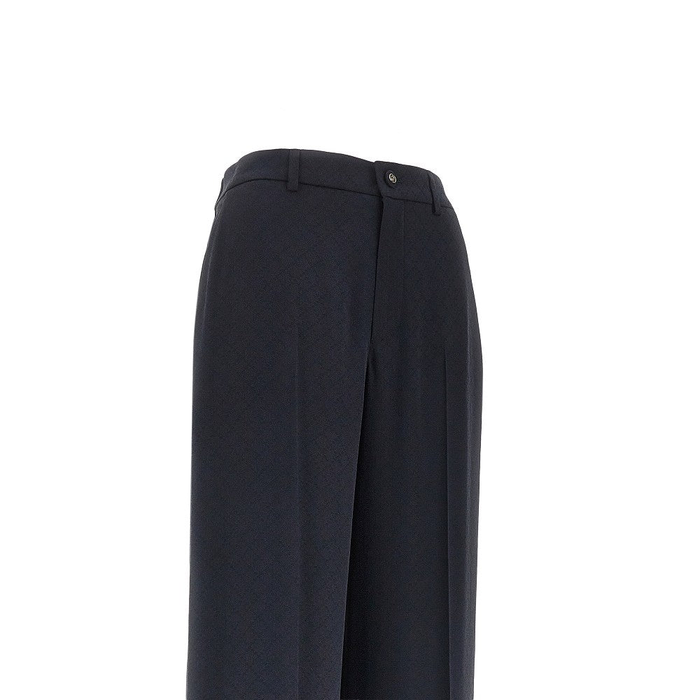 Pantalone in misto seta jacquard