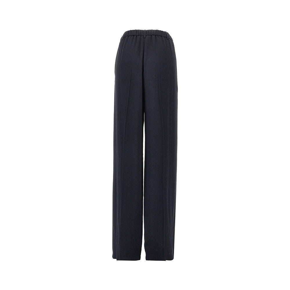 Pantalone in misto seta jacquard