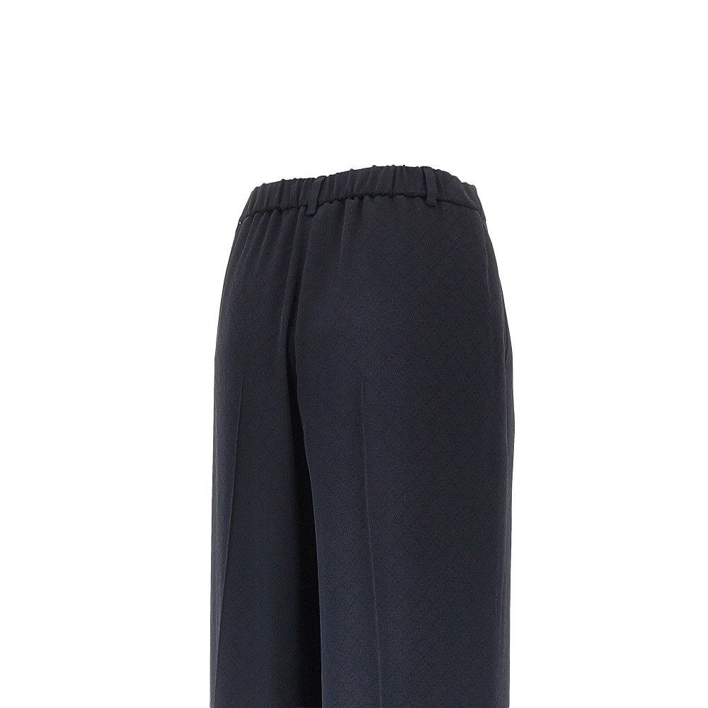Pantalone in misto seta jacquard