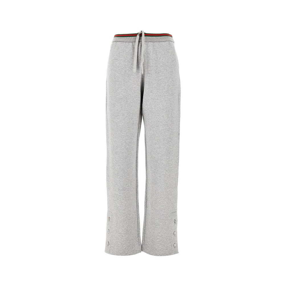 Pantalone leisure in jersey mélange