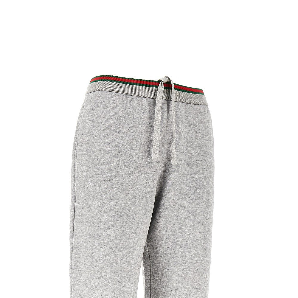 Pantalone leisure in jersey mélange