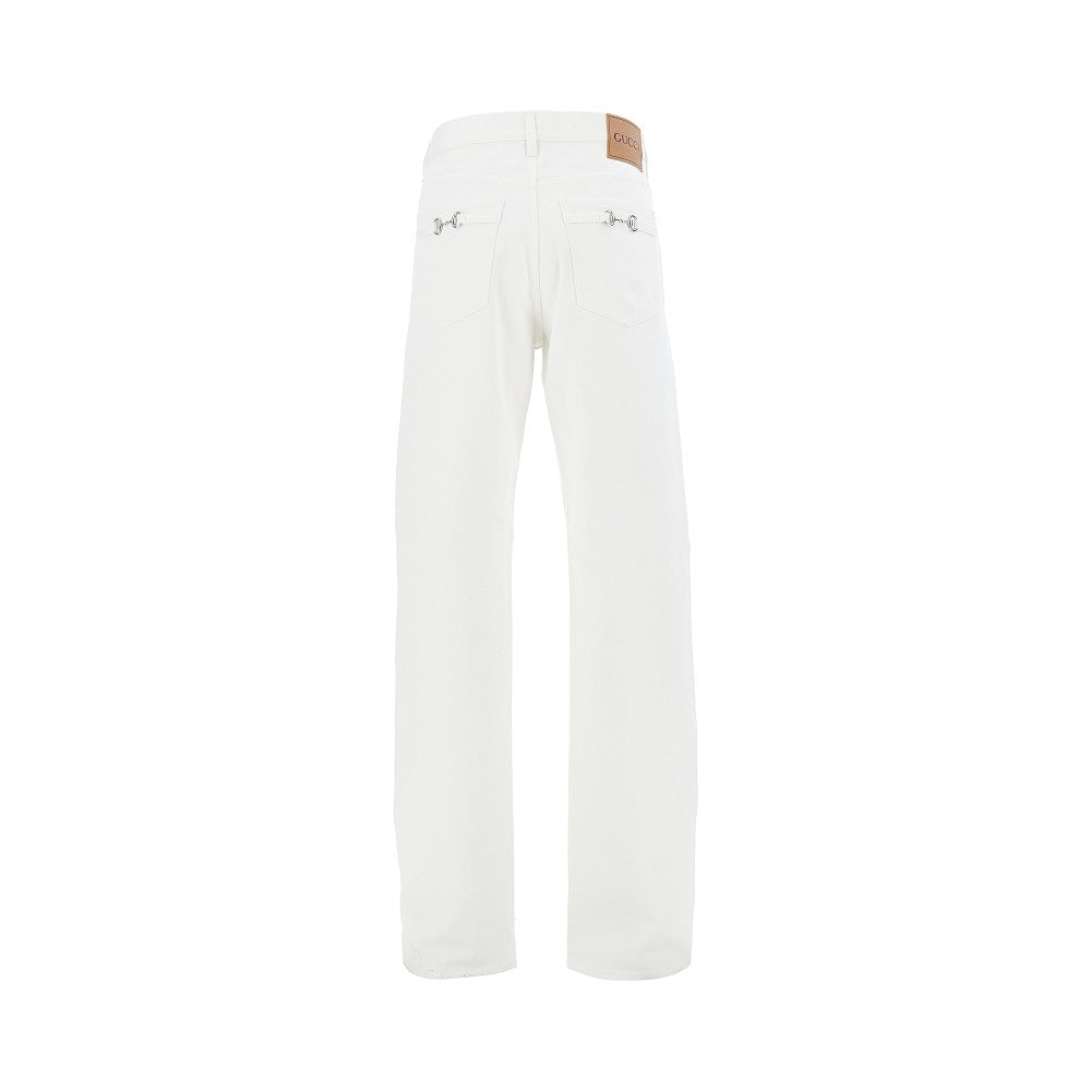 Jeans con dettagli Morsetto