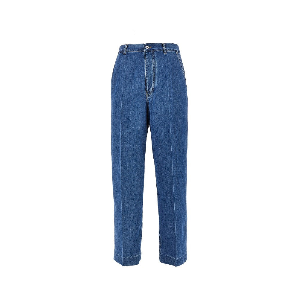 Atlantic Blue wash wide leg jeans