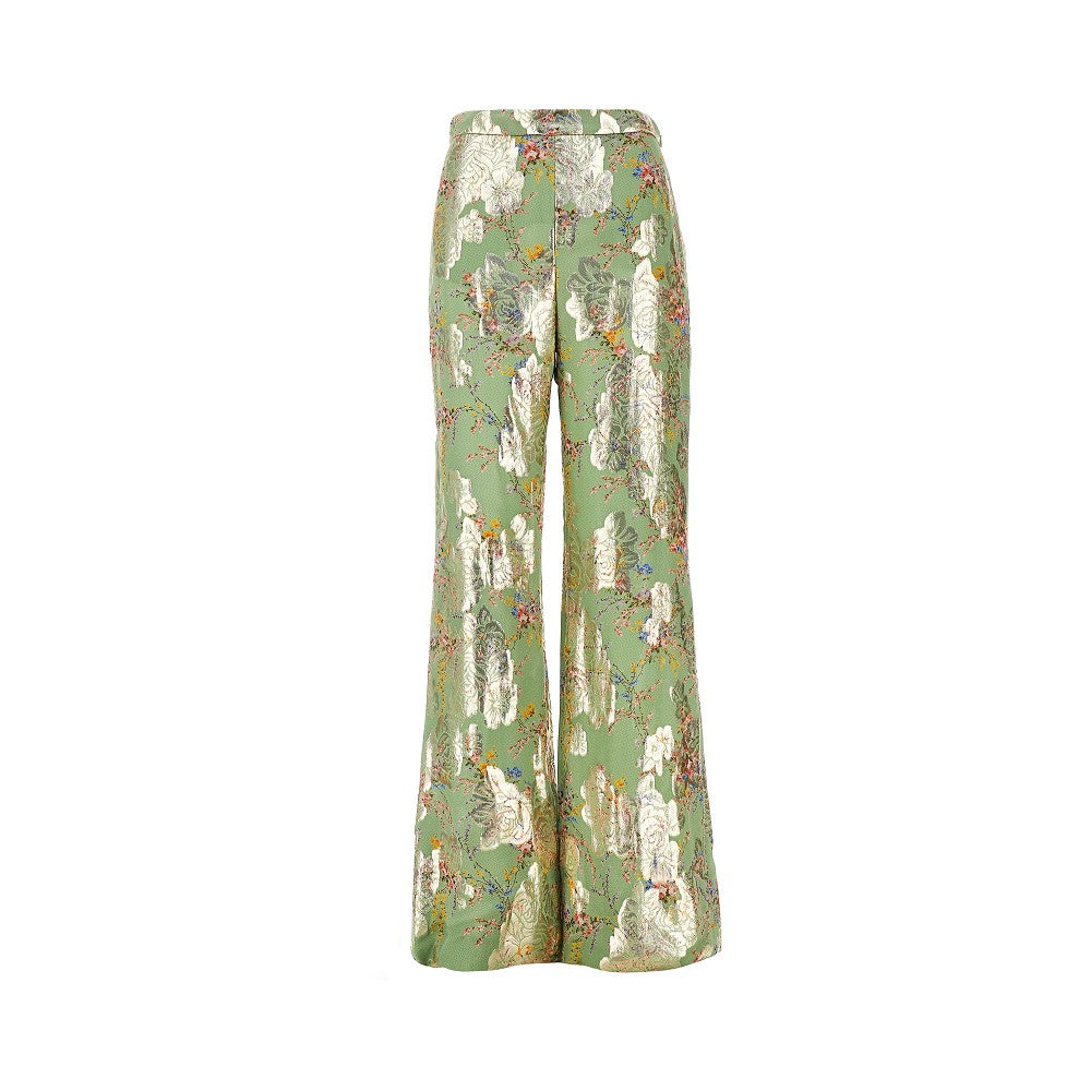 Fil coupé silk pants
