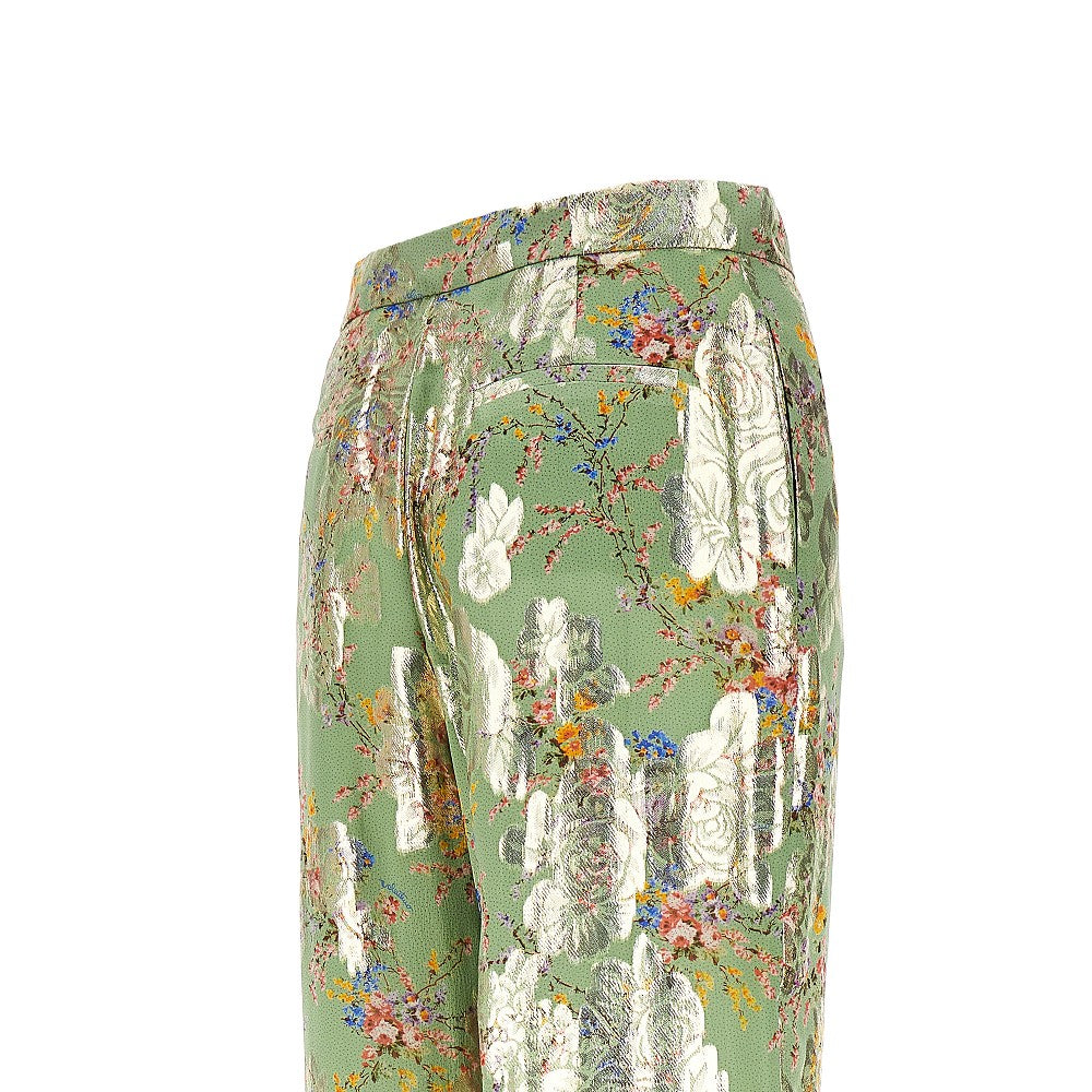 Fil coupé silk pants