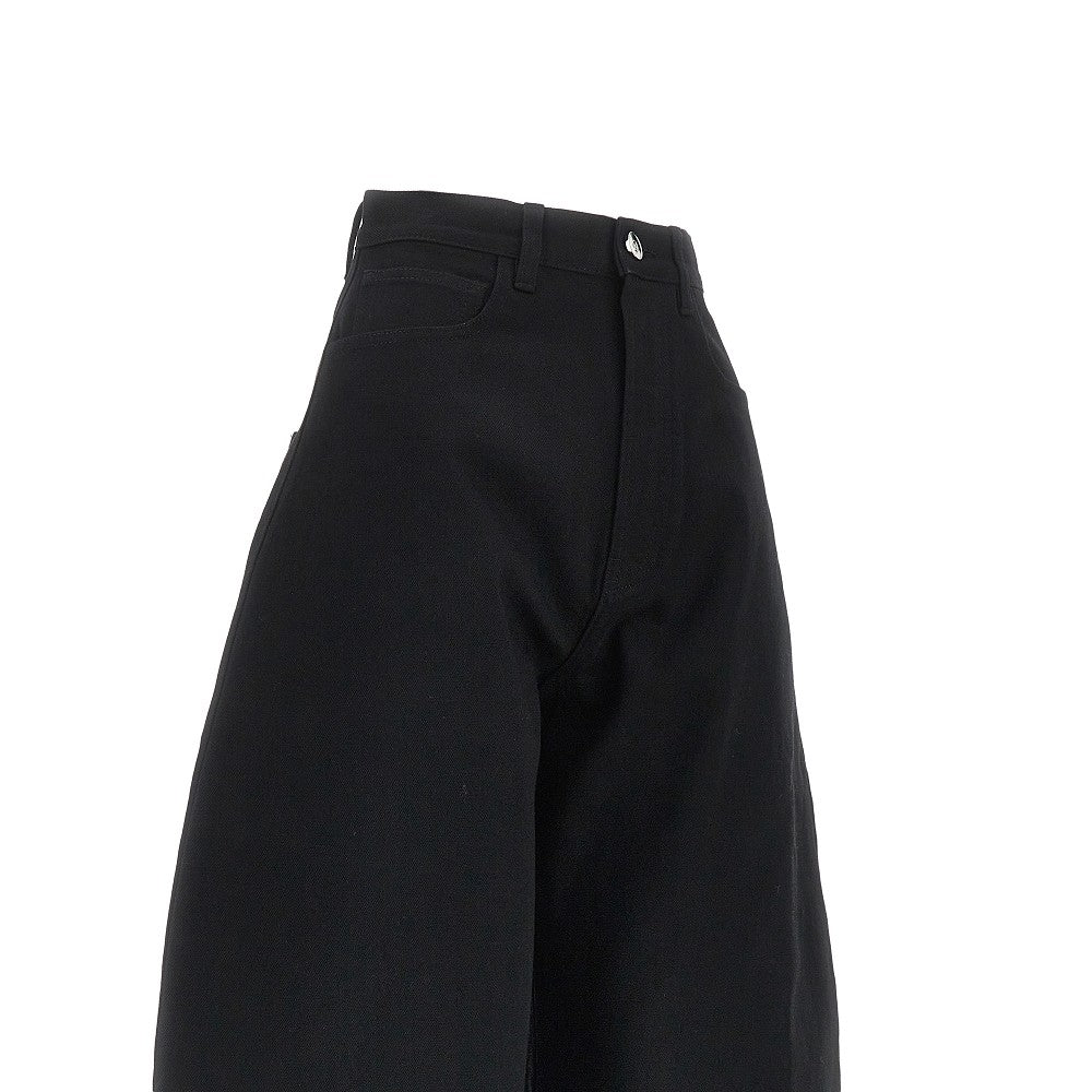 Denim rounded jeans