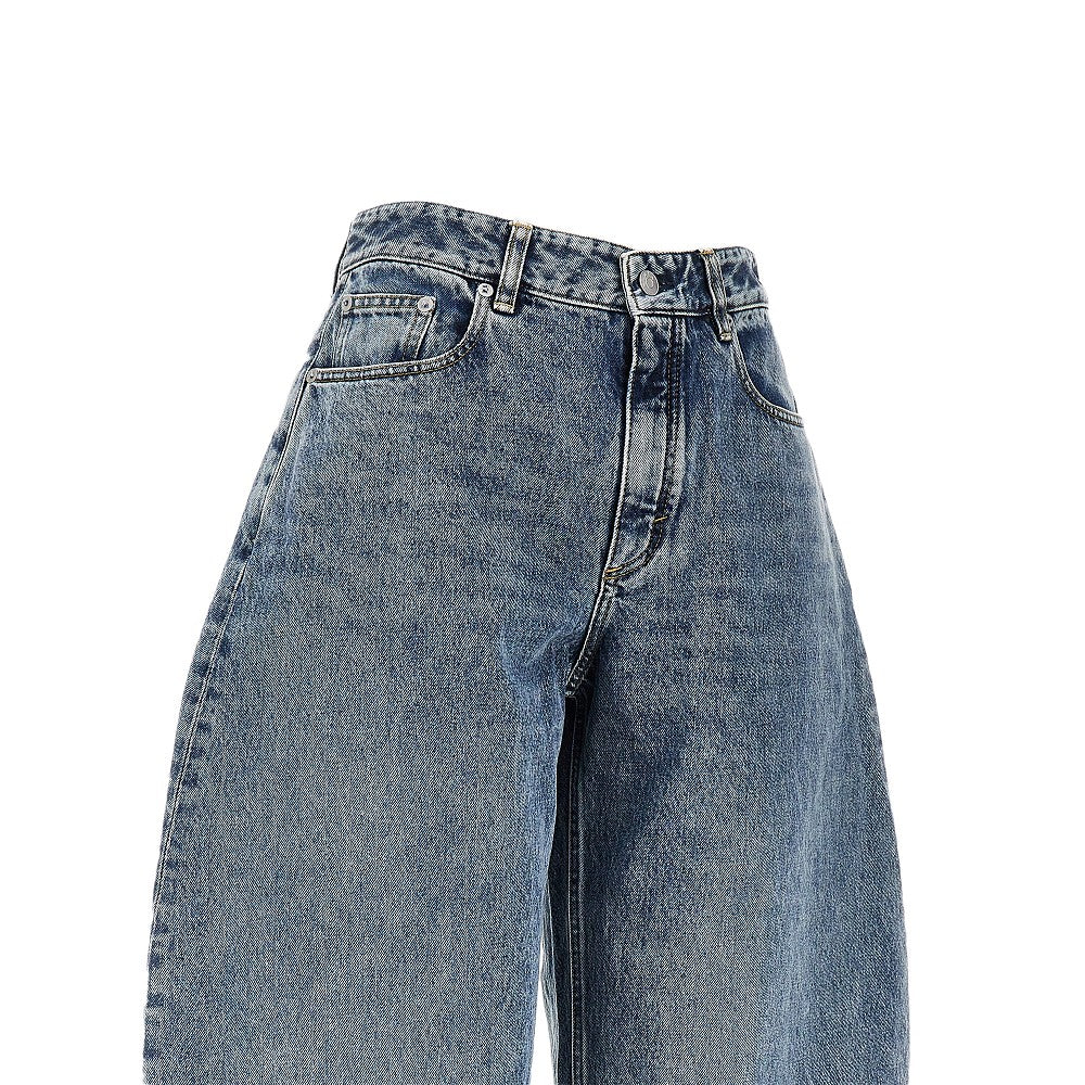 Curved five-pocket jeans