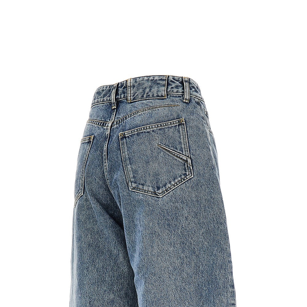 Curved five-pocket jeans