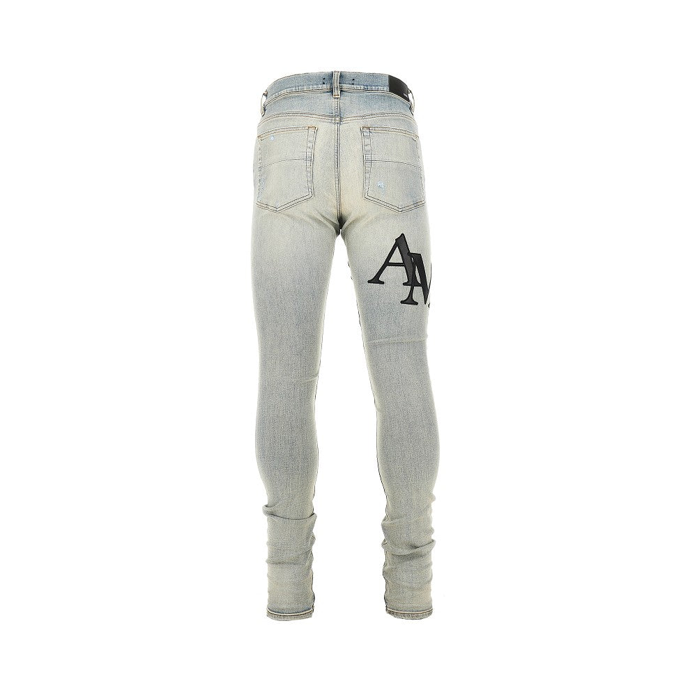 Jeans Skinny Fit 'Staggered Logo'