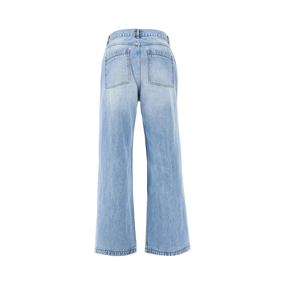 Jeans Basic con ricamo Heart Logo