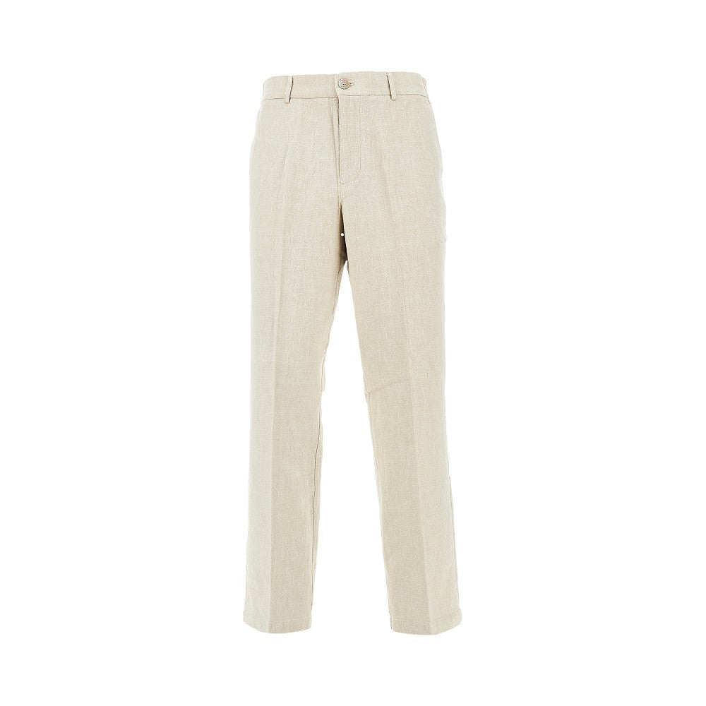 'Bayham' linen and cotton pants