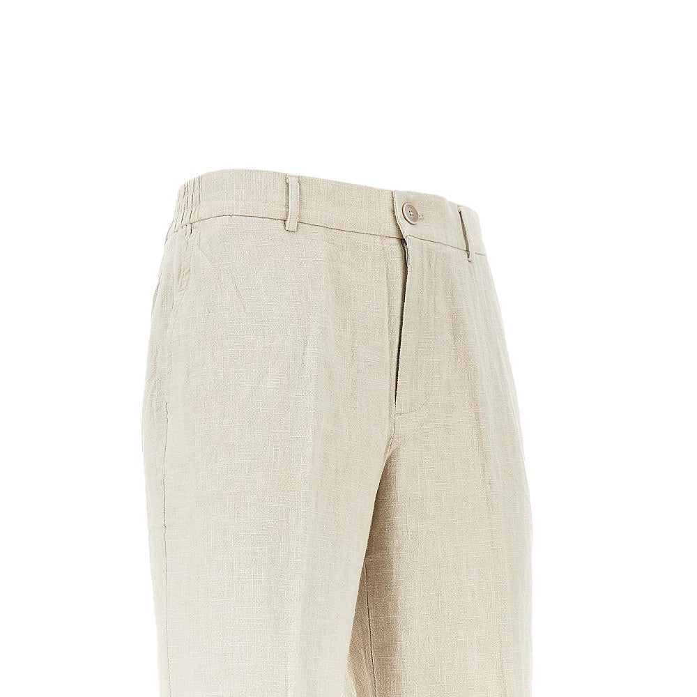 'Bayham' linen and cotton pants
