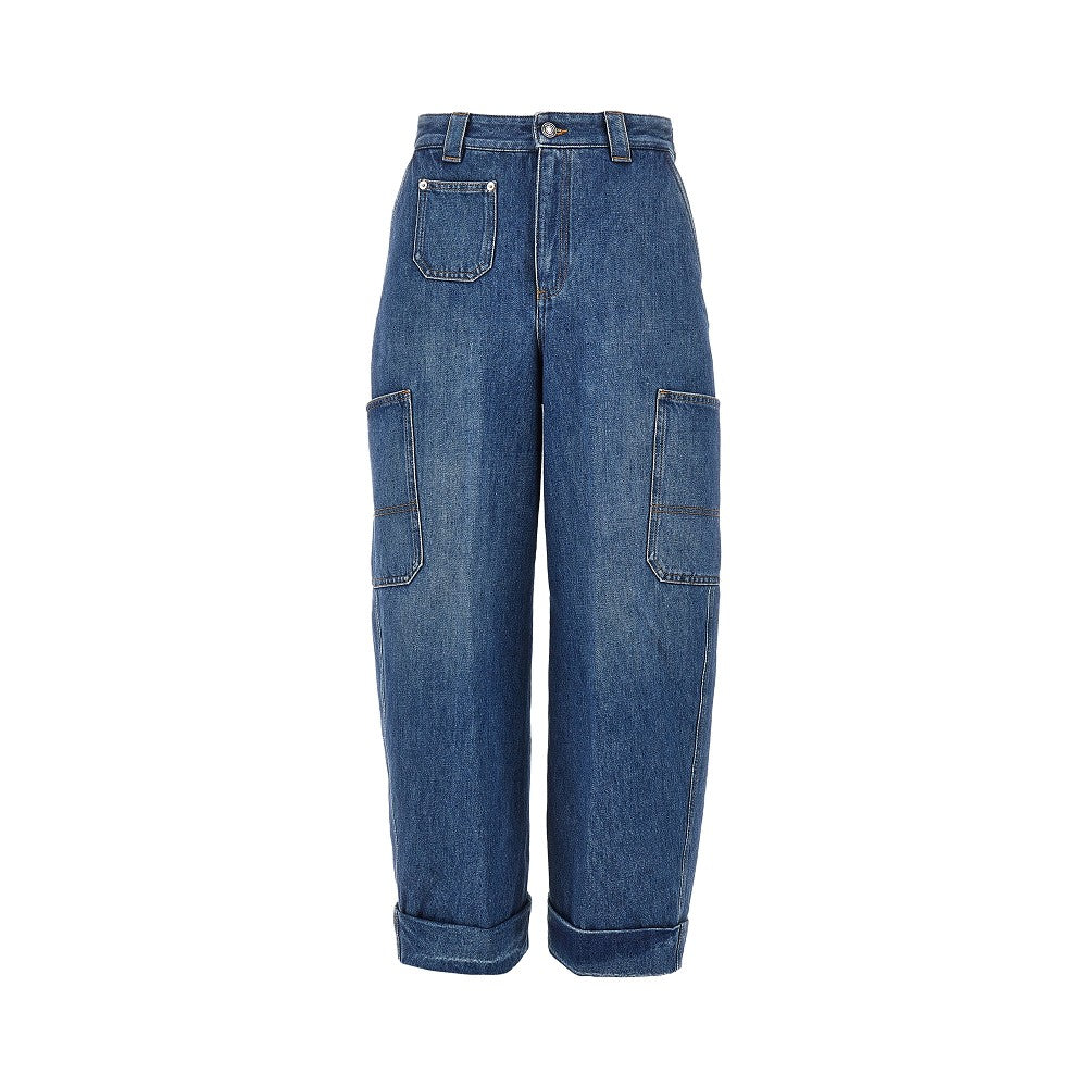 Jeans Cocoon cargo cropped