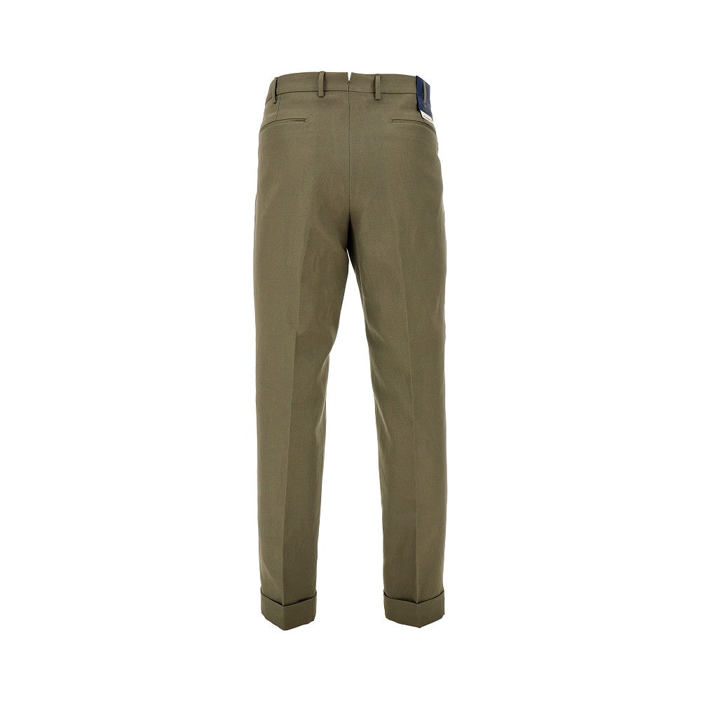 Clark Accademia cotton and linen trousers