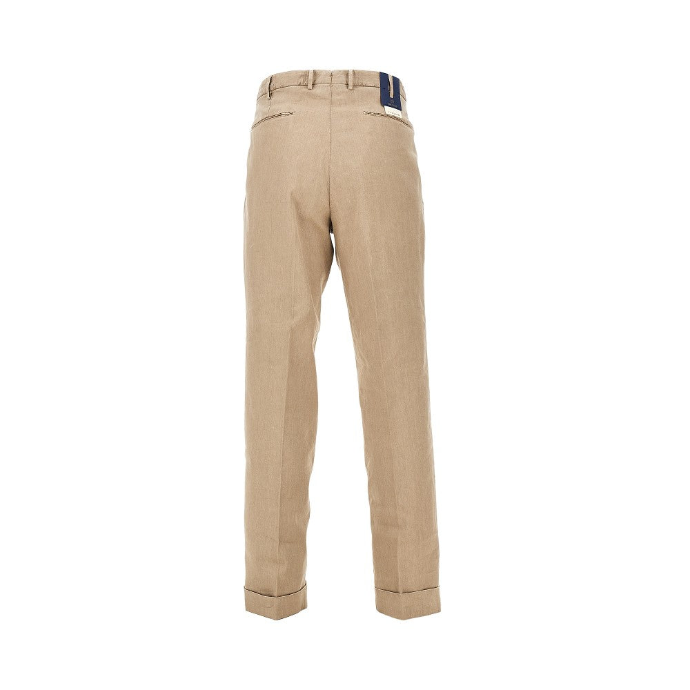 'Clark' linen and cotton pants