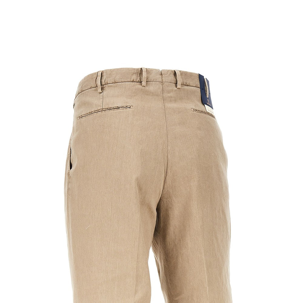 'Clark' linen and cotton pants