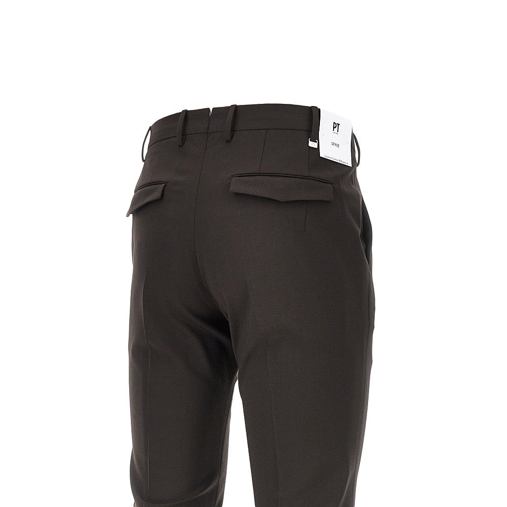 Pantalone Master Fit in lana stretch