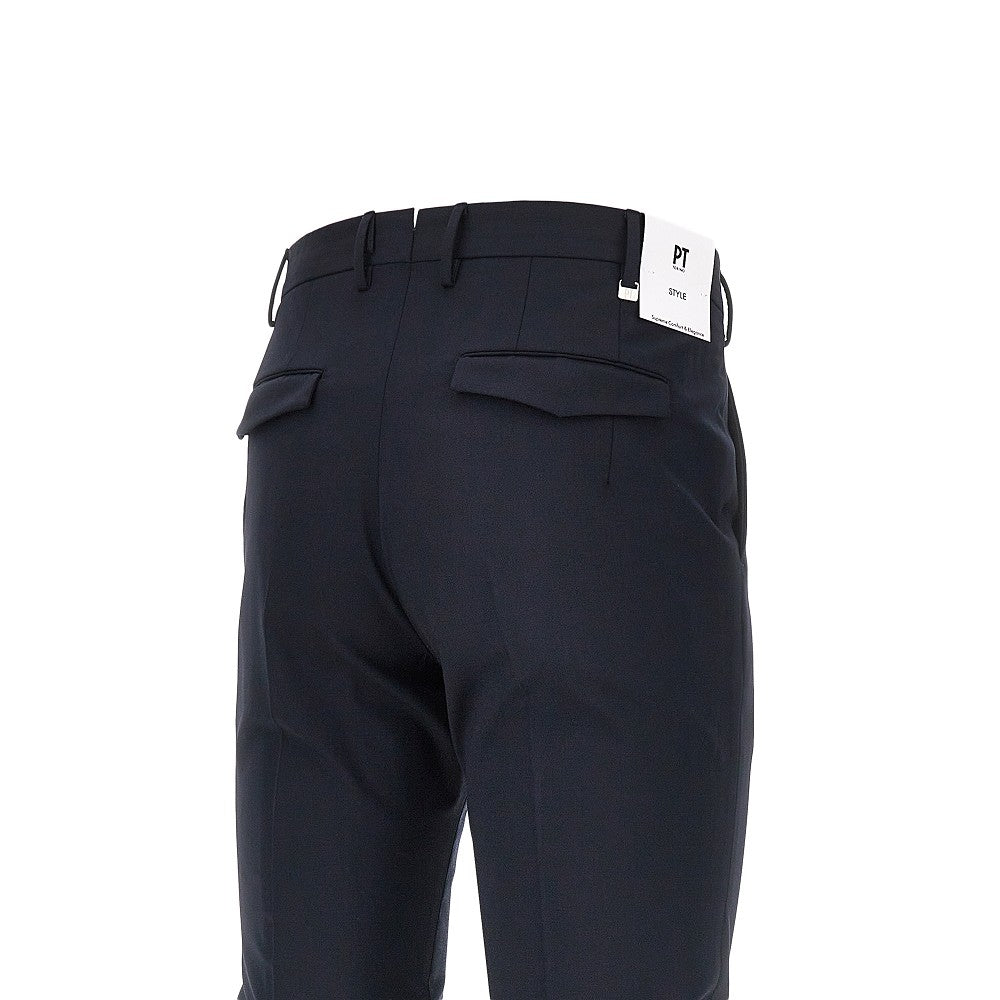 Pantalone Master Fit in lana stretch