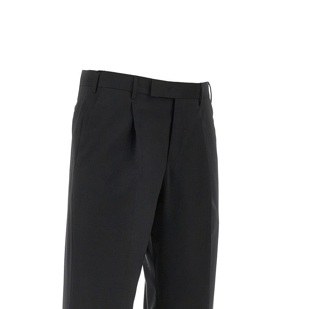 Pantalone 'Diciannove' in misto lana stretch