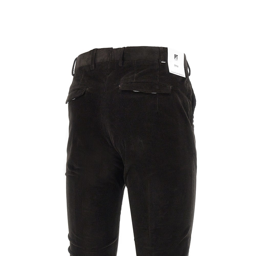 Pantalone 'Master Fit' in velluto a costine