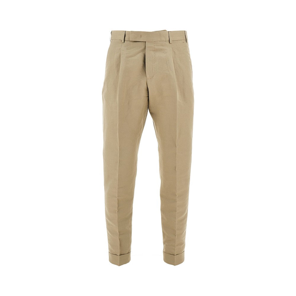 Cotton and linen 'Rebel Fit' pants