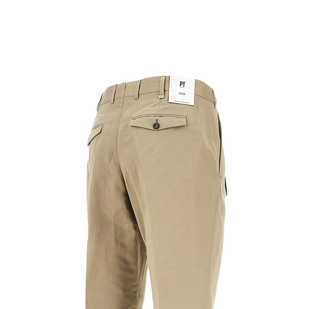 Cotton and linen 'Rebel Fit' pants